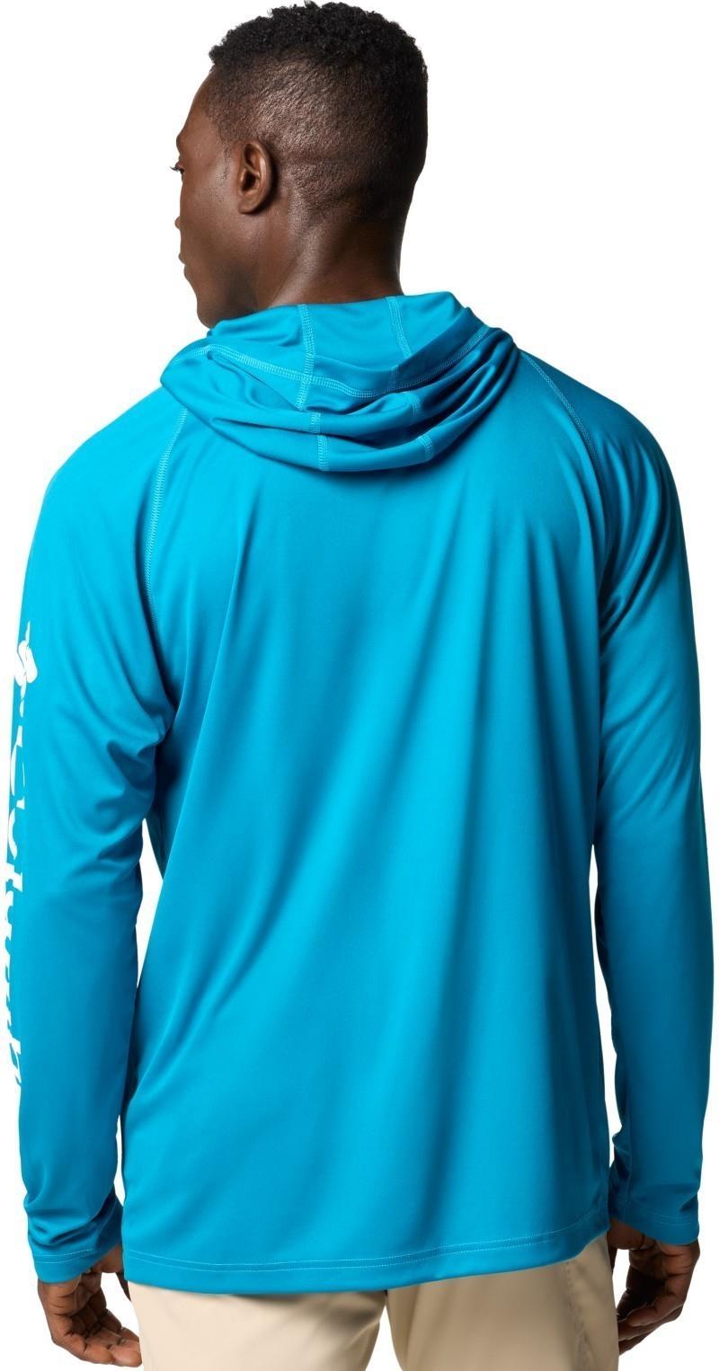 Terminal Tackle Hoodie - Mens - blue echo / white logo 1