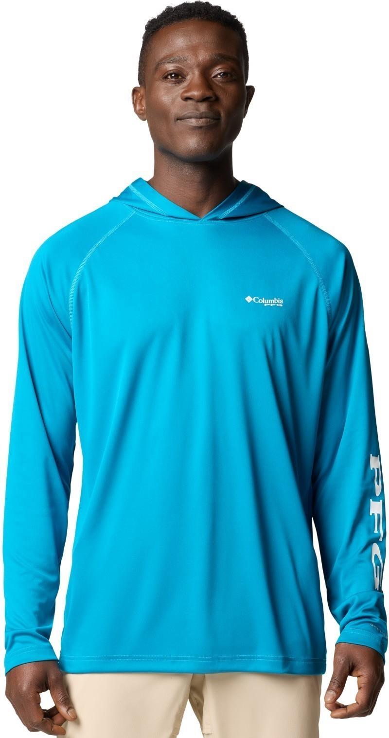 Terminal Tackle Hoodie - Mens - blue echo / white logo 1