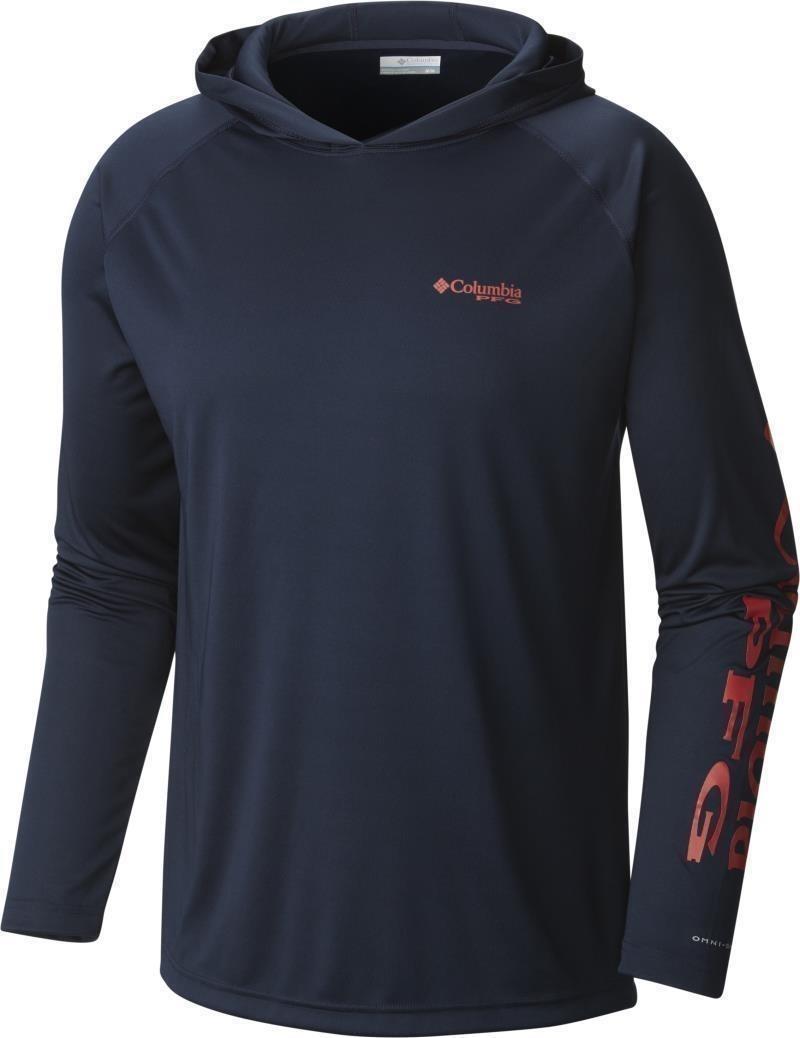 Terminal Tackle Hoodie - Mens - collegiate navy / sunset red logo 1