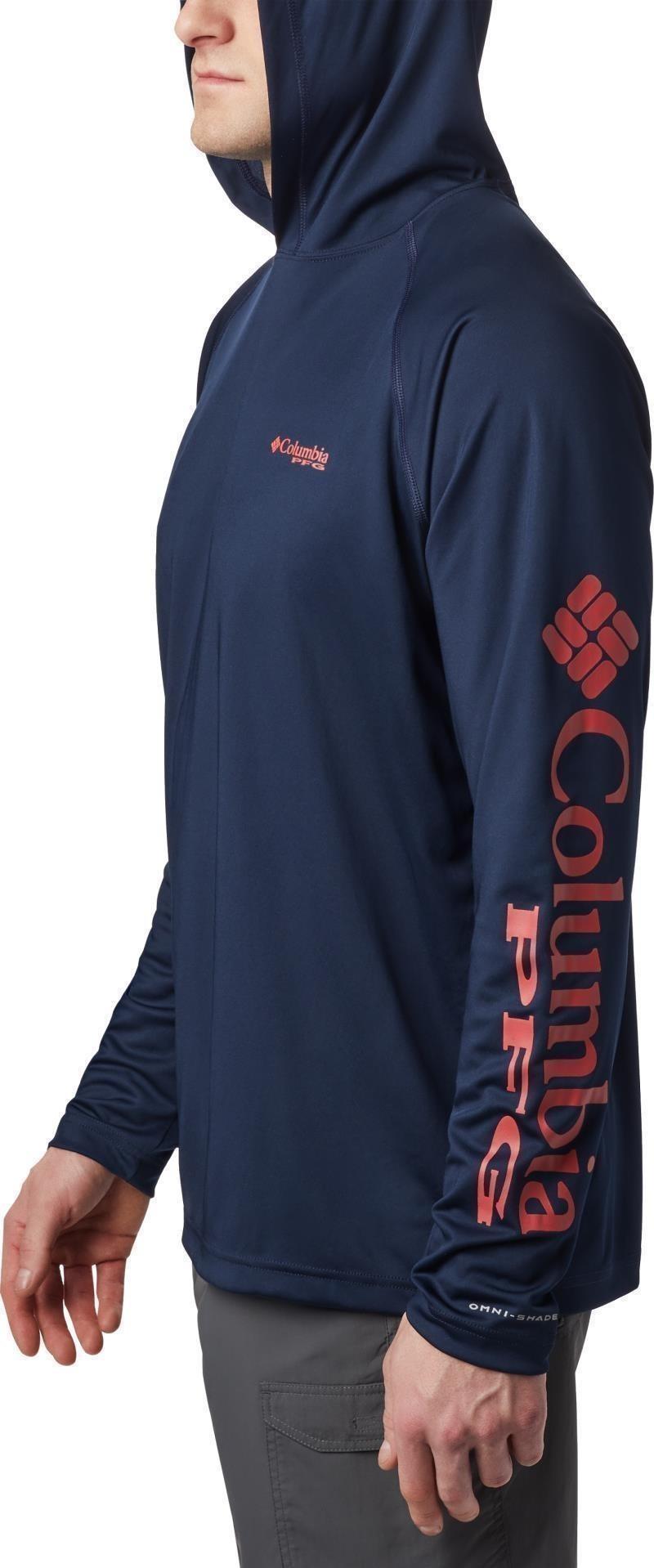 Terminal Tackle Hoodie - Mens - collegiate navy / sunset red logo 1