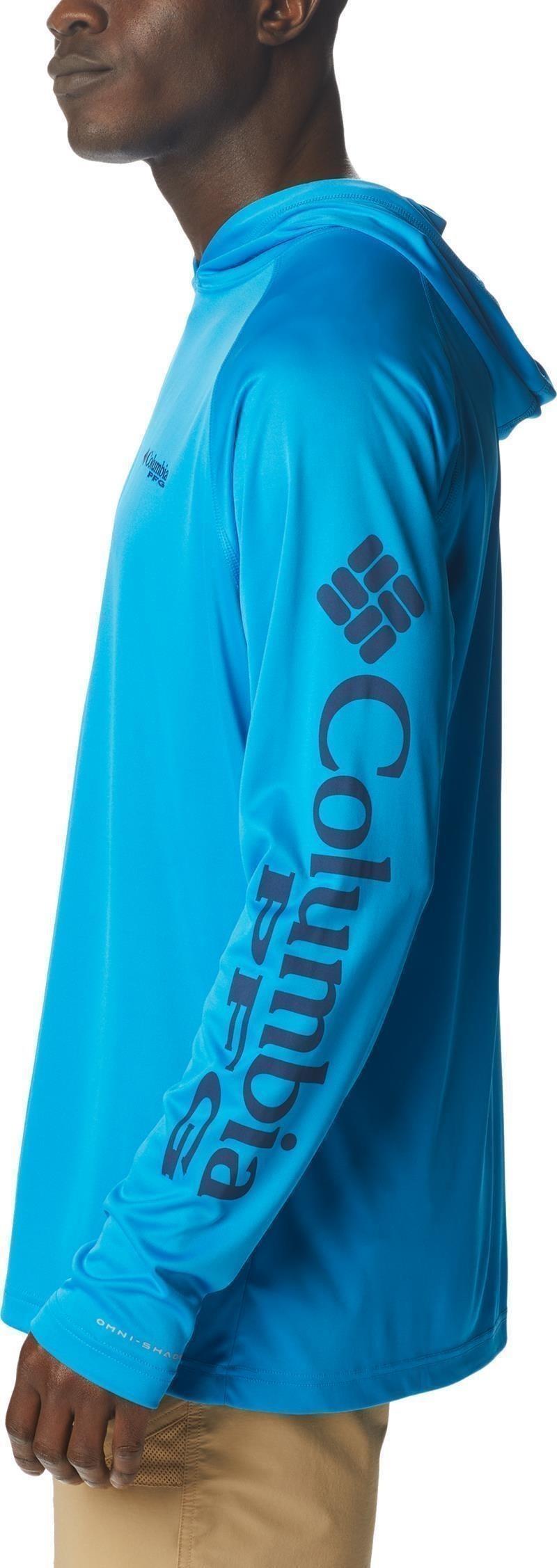 Terminal Tackle Hoodie - Mens - compass blue / carbon logo 1