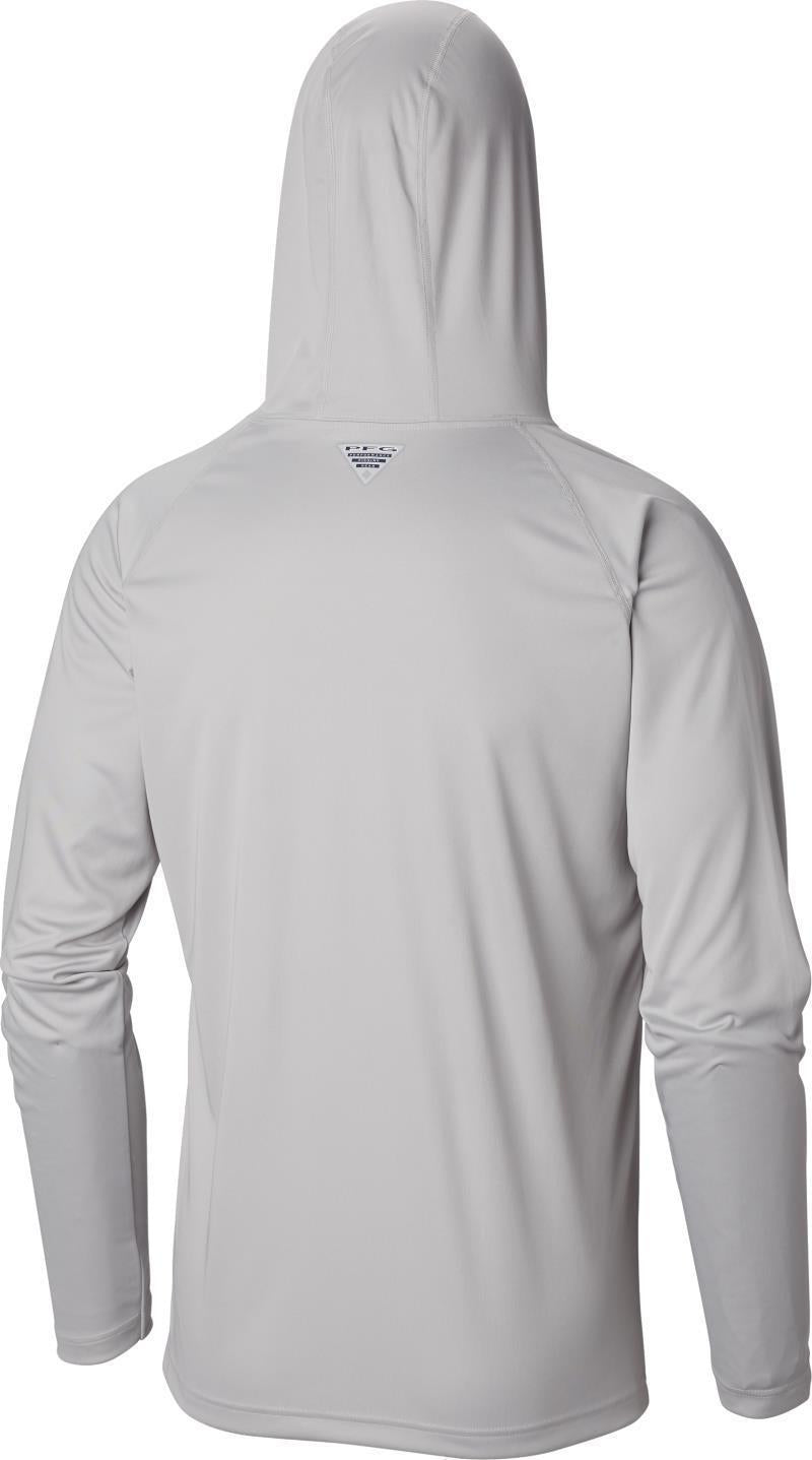 Terminal Tackle Hoodie - Mens - cool grey / vivid blue logo 1