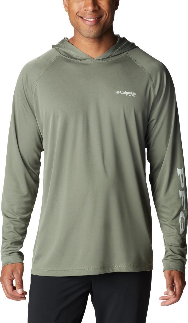 Terminal Tackle Hoodie - Mens - cypress / cool green logo 1