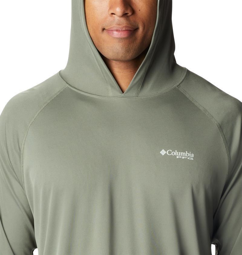Terminal Tackle Hoodie - Mens - cypress / cool green logo 1
