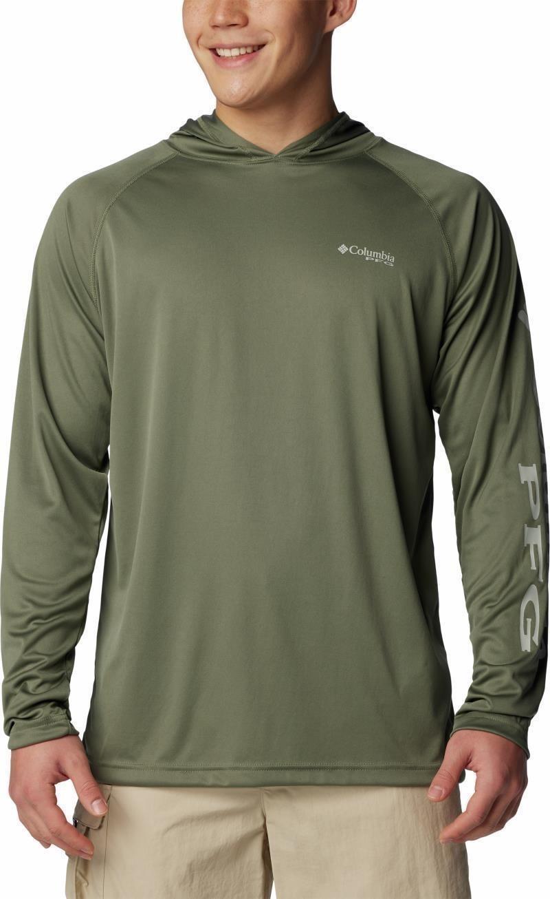 Terminal Tackle Hoodie - Mens - cypress / cool grey logo 1
