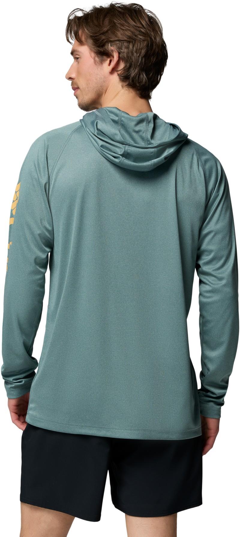 Terminal Tackle Hoodie - Mens - metal heather / light camel logo 1