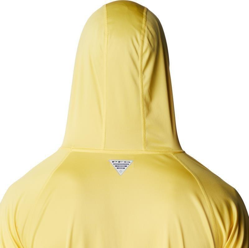 Terminal Tackle Hoodie - Mens - sun glow / electric turquoise logo 1