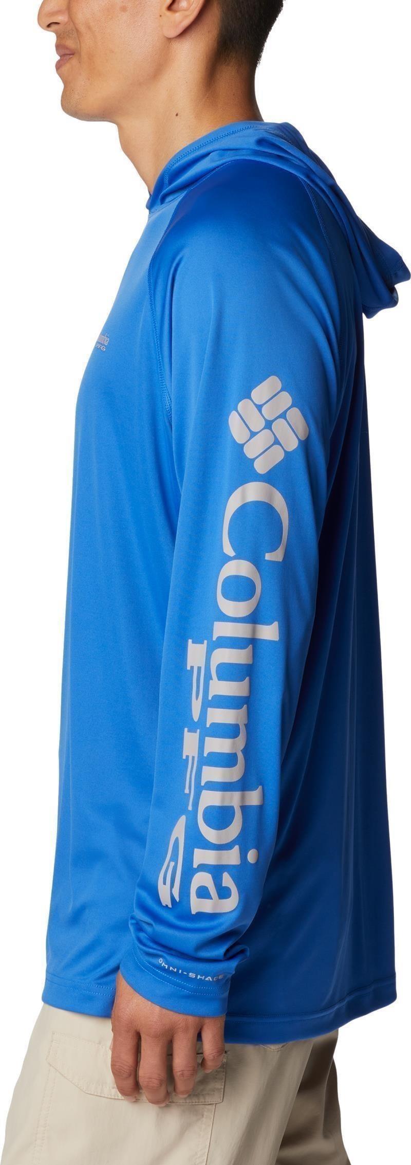 Terminal Tackle Hoodie - Mens - vivid blue / cool grey logo 1