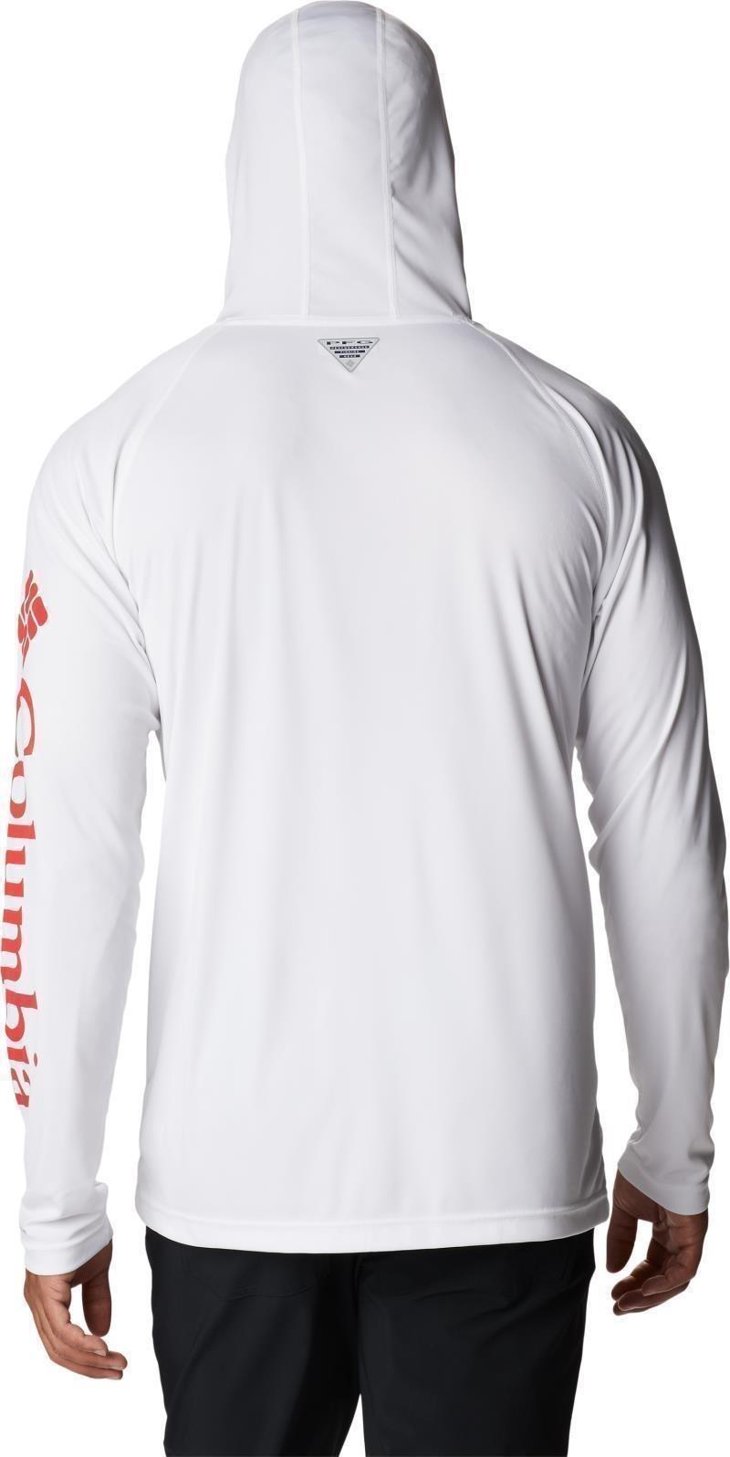 Terminal Tackle Hoodie - Mens - white / red spark logo 1