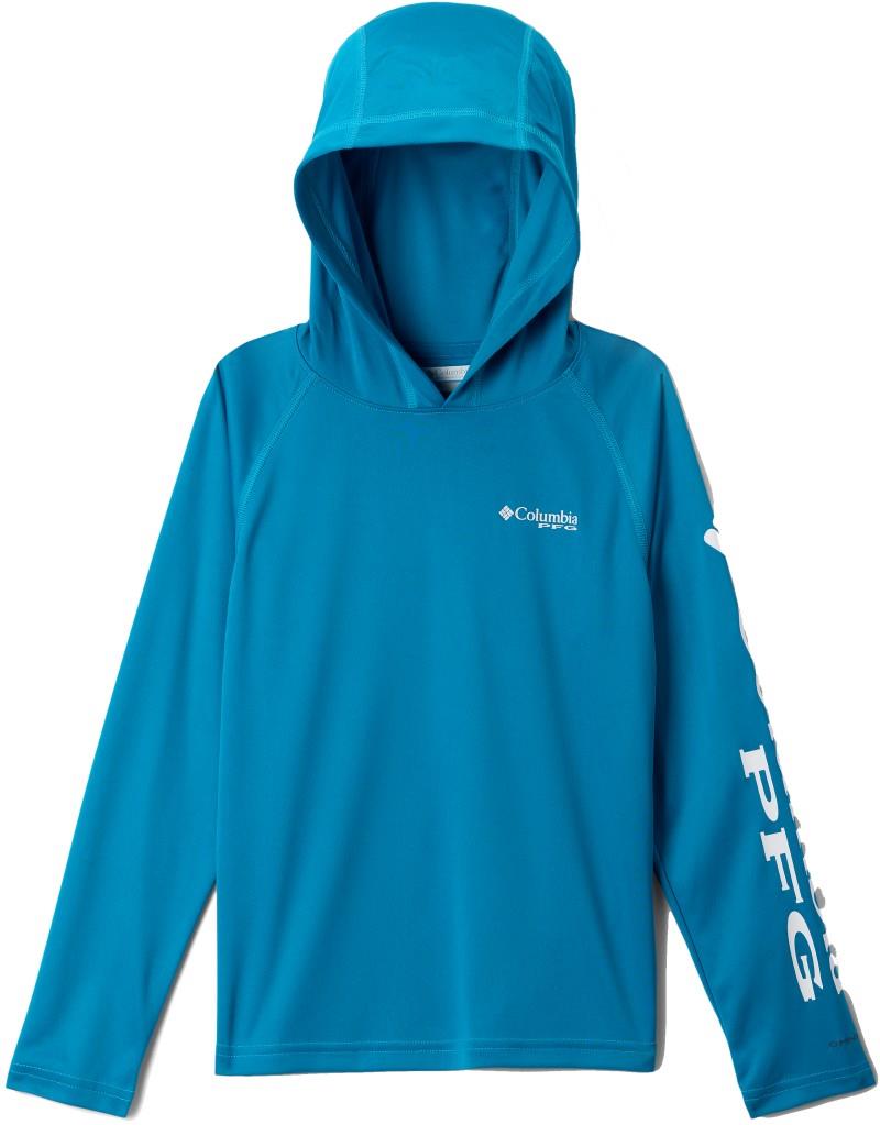 Terminal Tackle Hoodie - Youth - blue echo / white logo 1