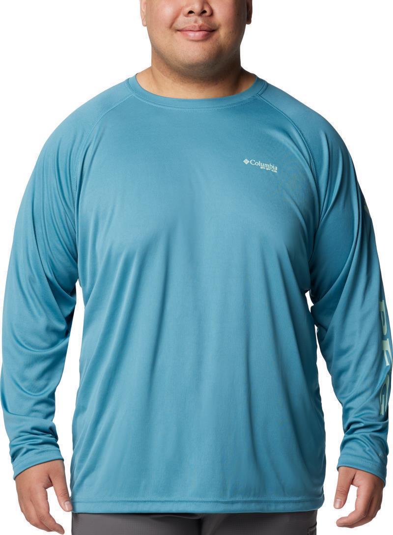Terminal Tackle LS Shirt, Extended - Mens - Canyon Blue / Icy Morn Logo 1