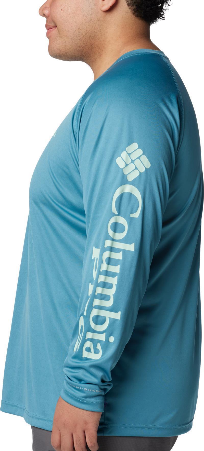 Terminal Tackle LS Shirt, Extended - Mens - Canyon Blue / Icy Morn Logo 2