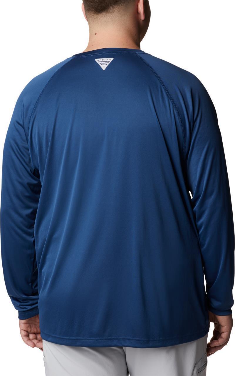 Terminal Tackle LS Shirt, Extended - Mens - Carbon / Red Spark Logo 2
