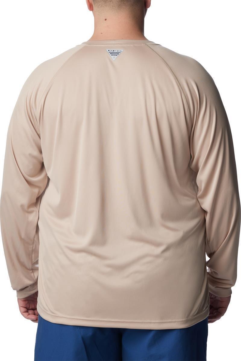 Terminal Tackle LS Shirt, Extended - Mens - ancient fossil / carbon logo 1
