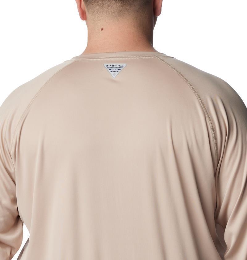 Terminal Tackle LS Shirt, Extended - Mens - ancient fossil / carbon logo 1
