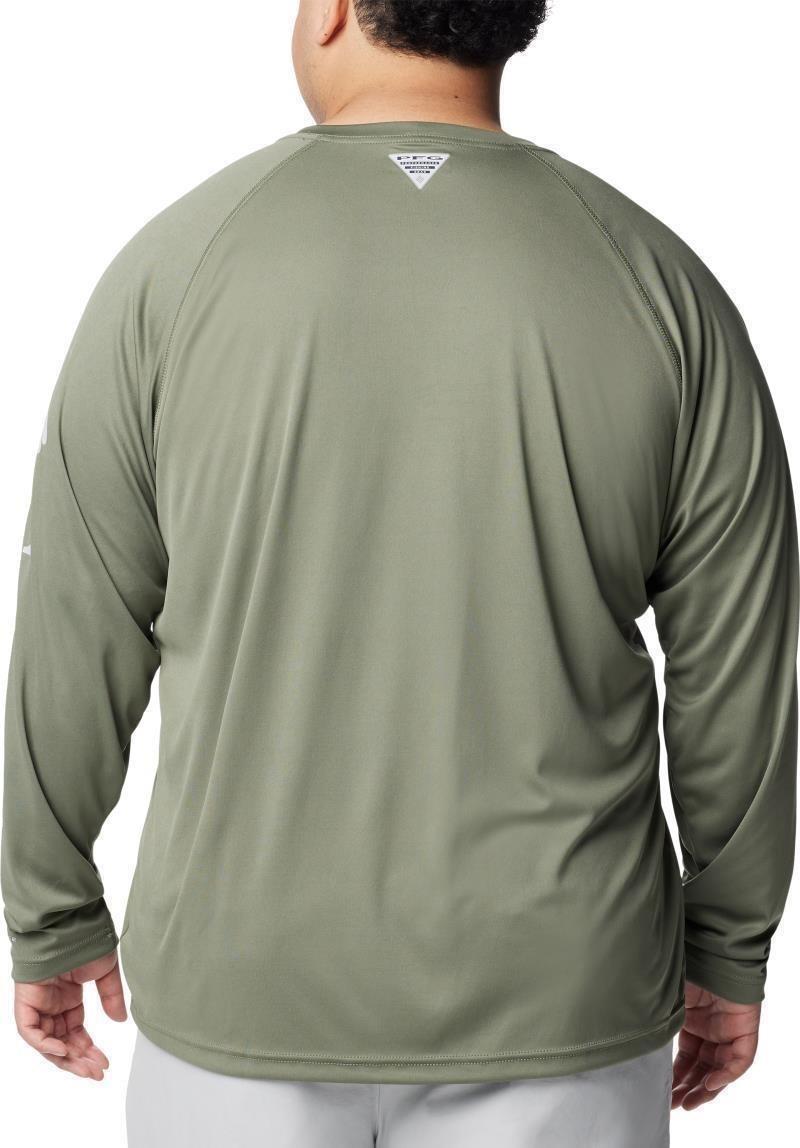 Terminal Tackle LS Shirt, Extended - Mens - cypress / cool grey logo 1