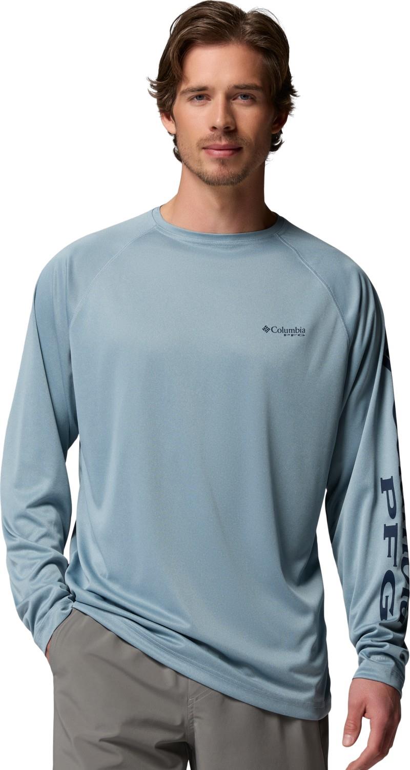 Terminal Tackle LS Shirt, Extended - Mens - dockside blue heather / collegiate navy 1
