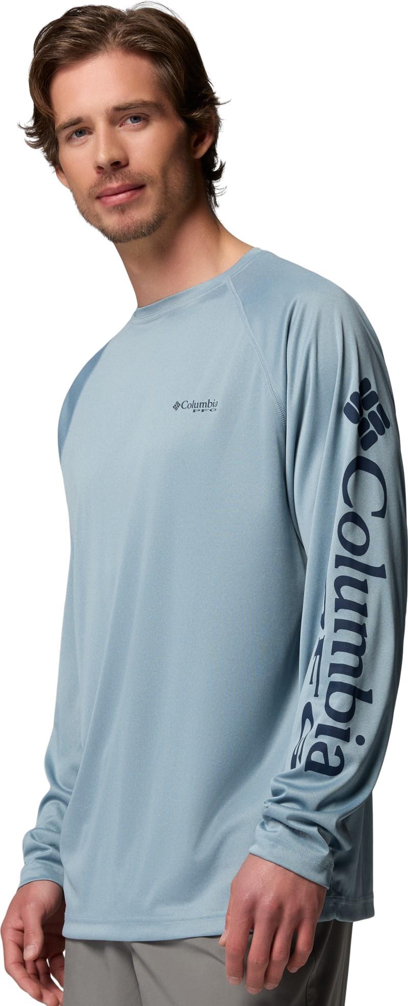 Terminal Tackle LS Shirt, Extended - Mens - dockside blue heather / collegiate navy 1