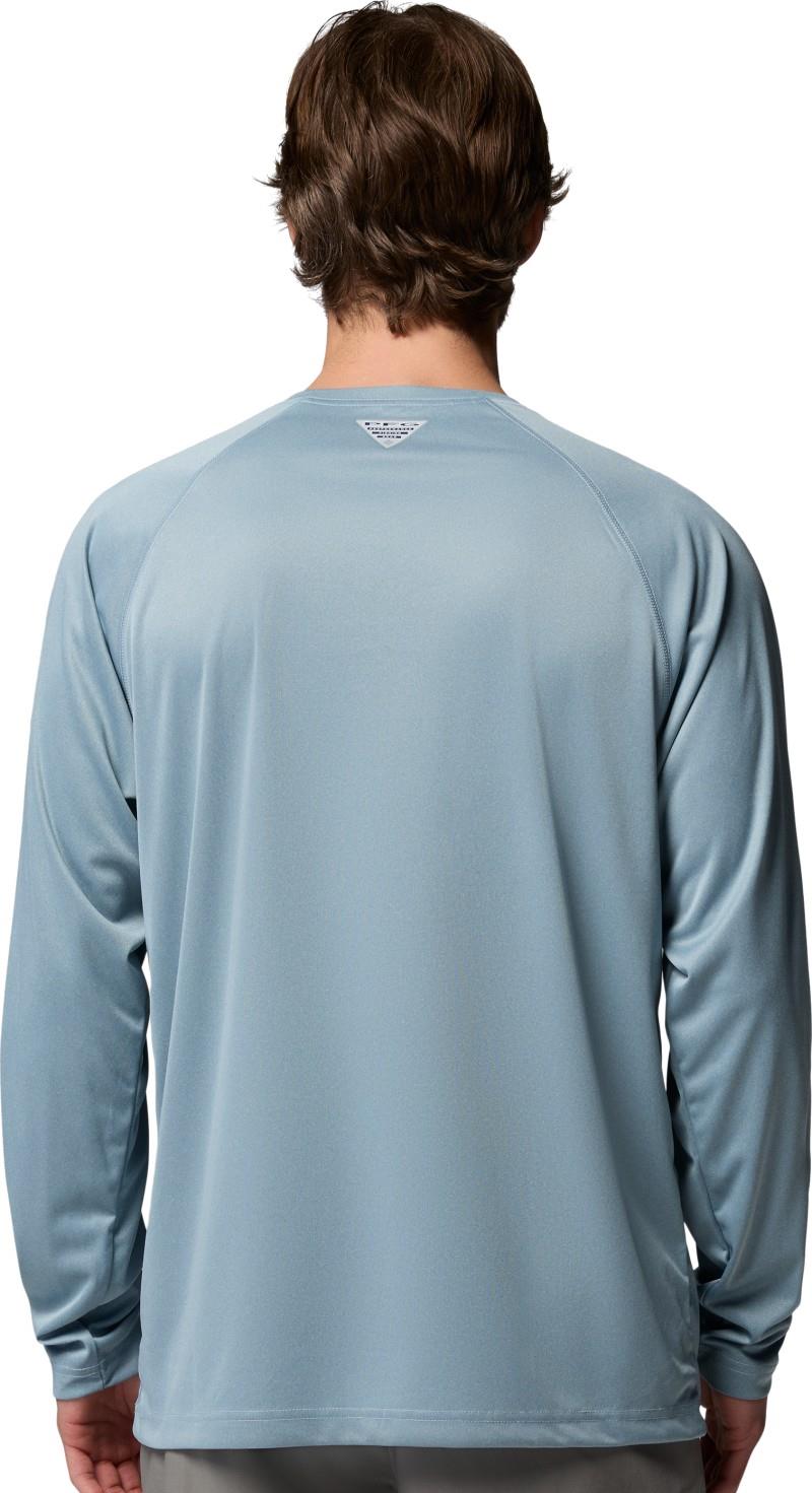Terminal Tackle LS Shirt, Extended - Mens - dockside blue heather / collegiate navy 1