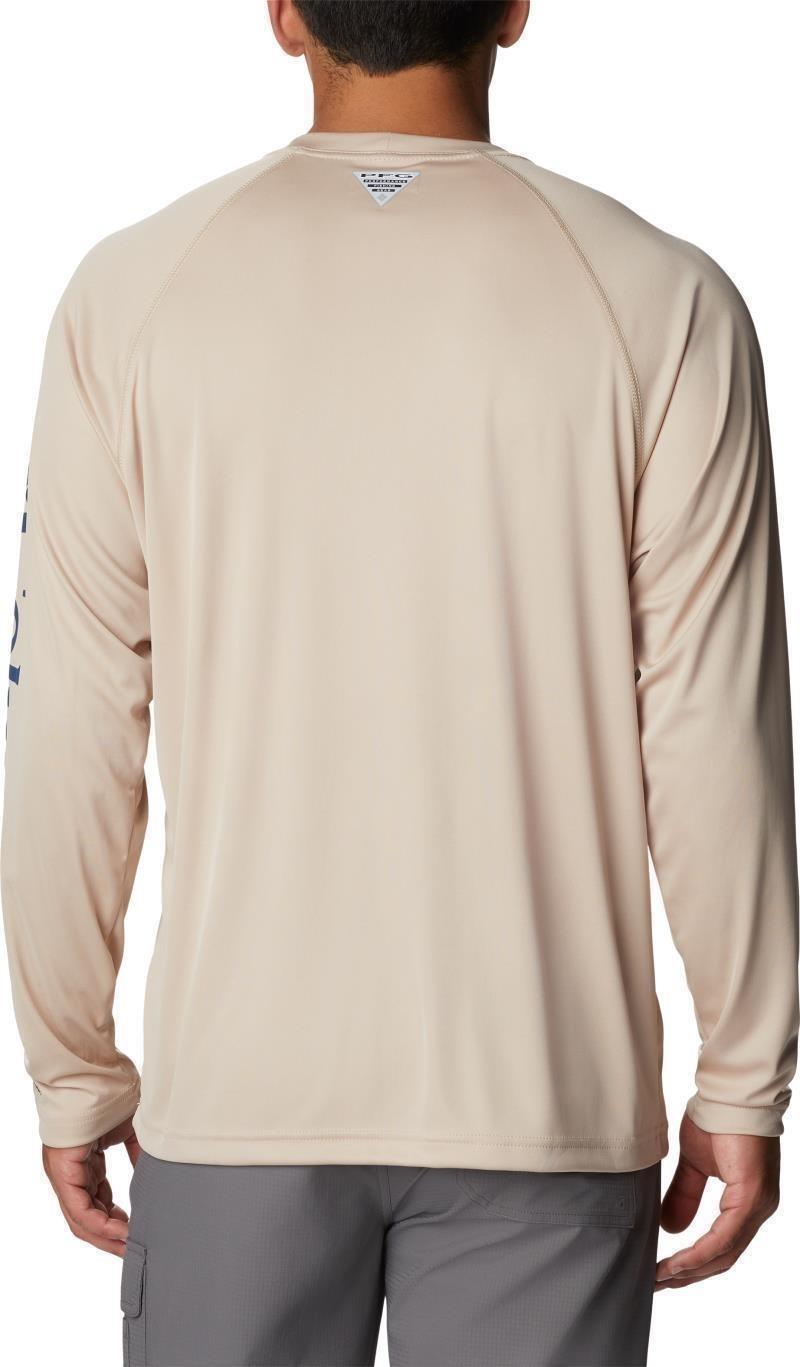 Terminal Tackle LS Shirt, Tall - Mens - ancient fossil / carbon logo 1