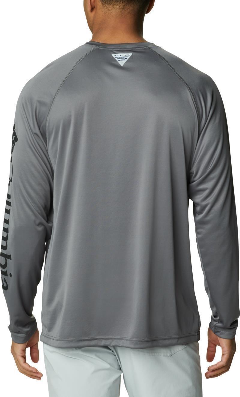 Terminal Tackle LS Shirt, Tall - Mens - city grey / black logo 1