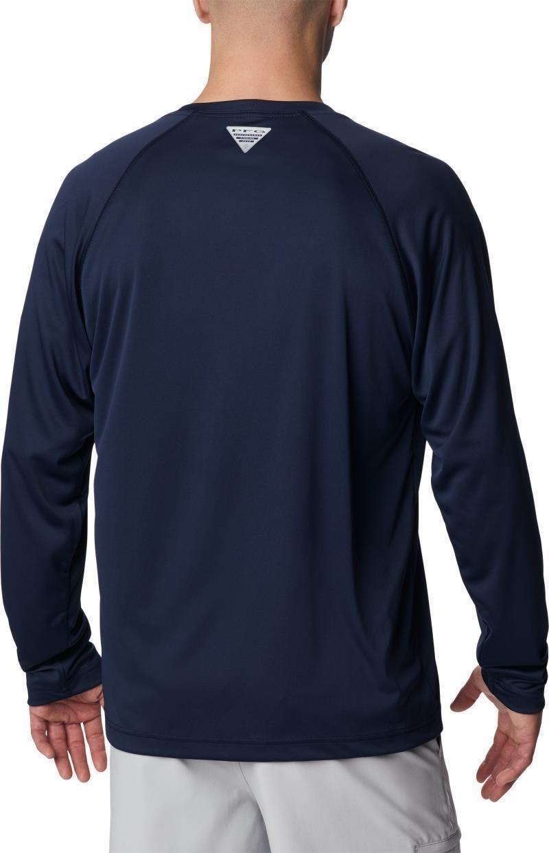 Terminal Tackle LS Shirt, Tall - Mens - collegiate navy / sunset red logo 1
