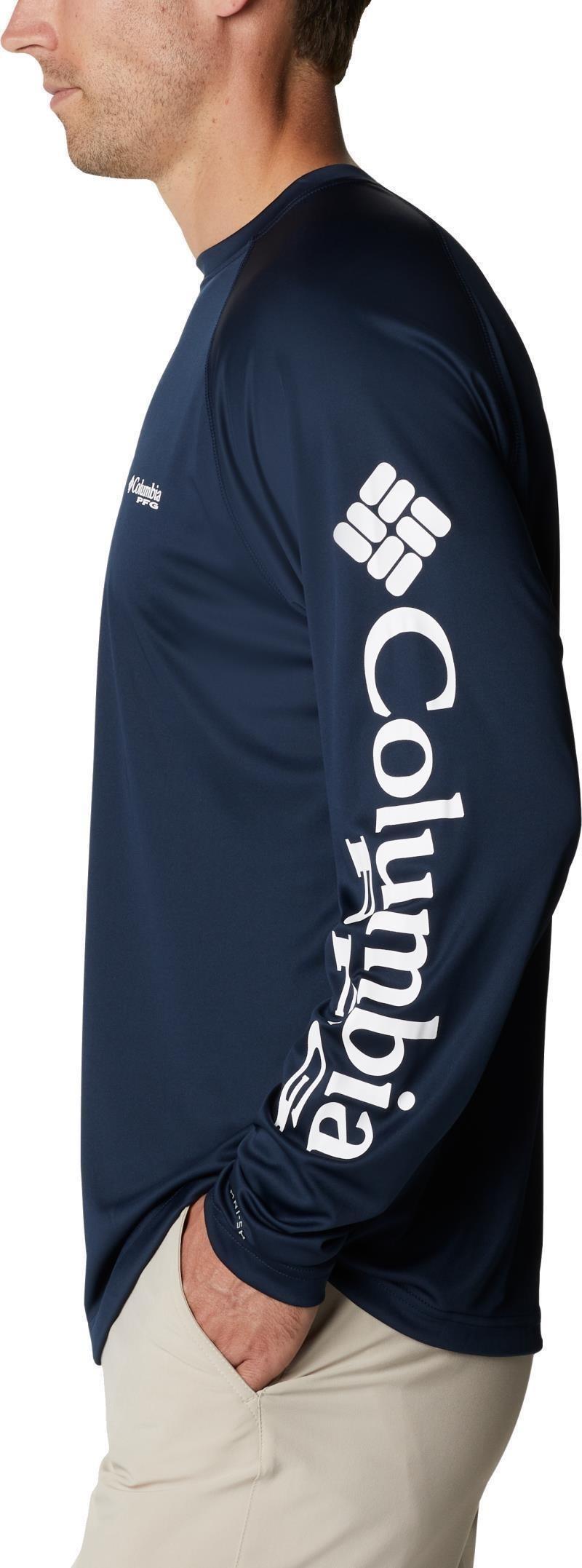 Terminal Tackle LS Shirt, Tall - Mens - collegiate navy / white logo 1