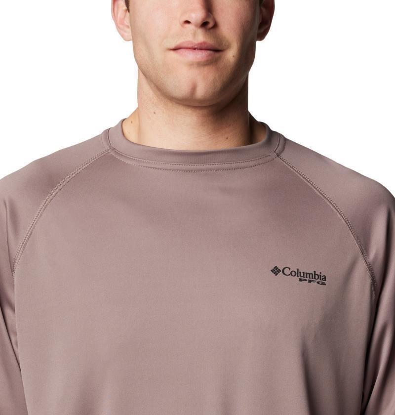 Terminal Tackle LS Shirt, Tall - Mens - iron / black logo 1