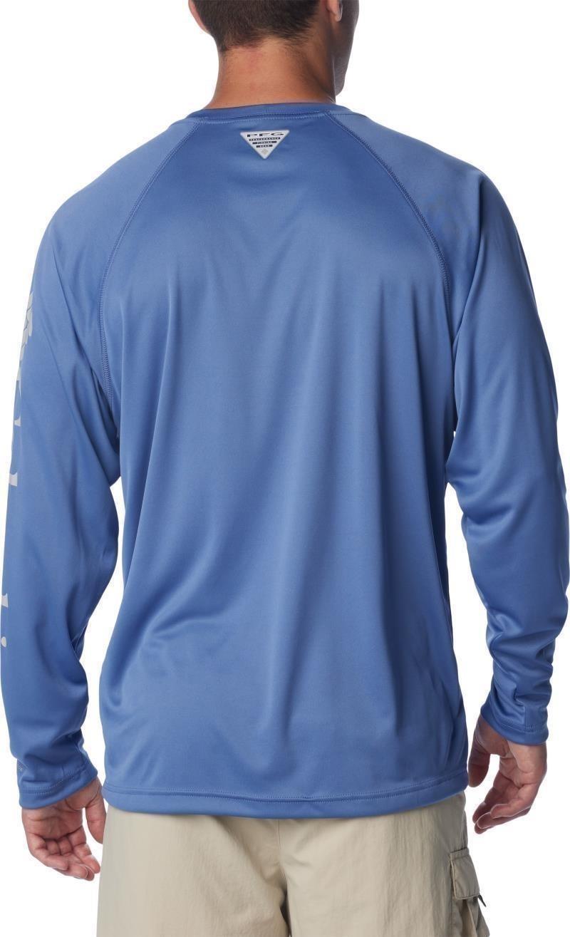 Terminal Tackle LS Shirt - Mens - bluebell / cool grey logo 1