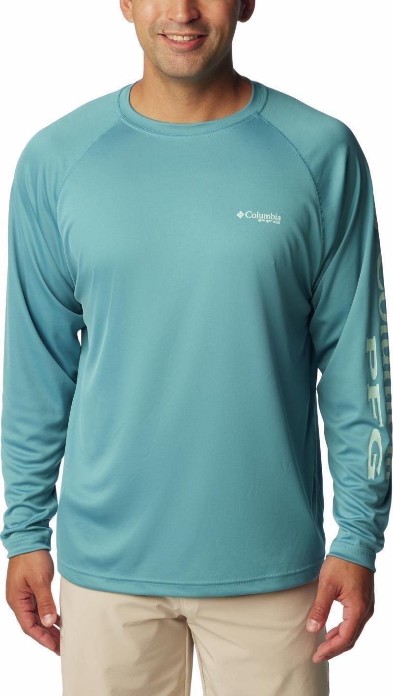 Terminal Tackle LS Shirt - Mens - canyon blue / icy morn logo 1