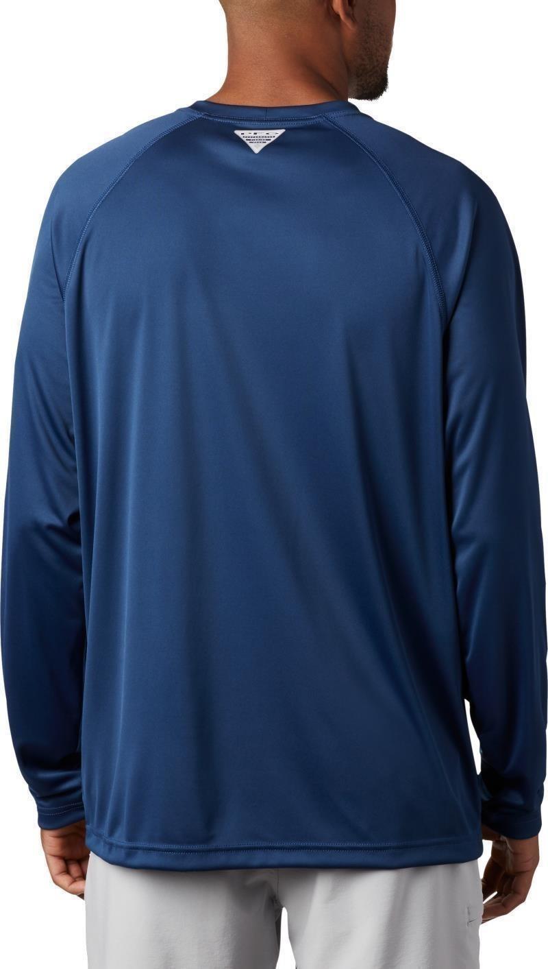 Terminal Tackle LS Shirt - Mens - carbon / red spark logo 1