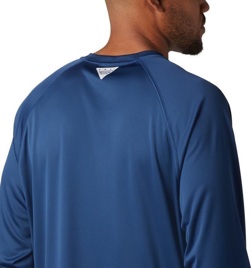 Terminal Tackle LS Shirt - Mens - carbon / red spark logo 1