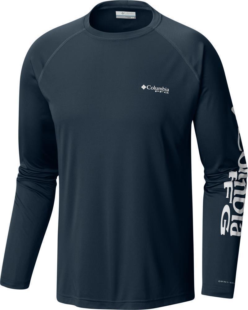 Terminal Tackle LS Shirt - Mens - collegiate navy / white logo 1