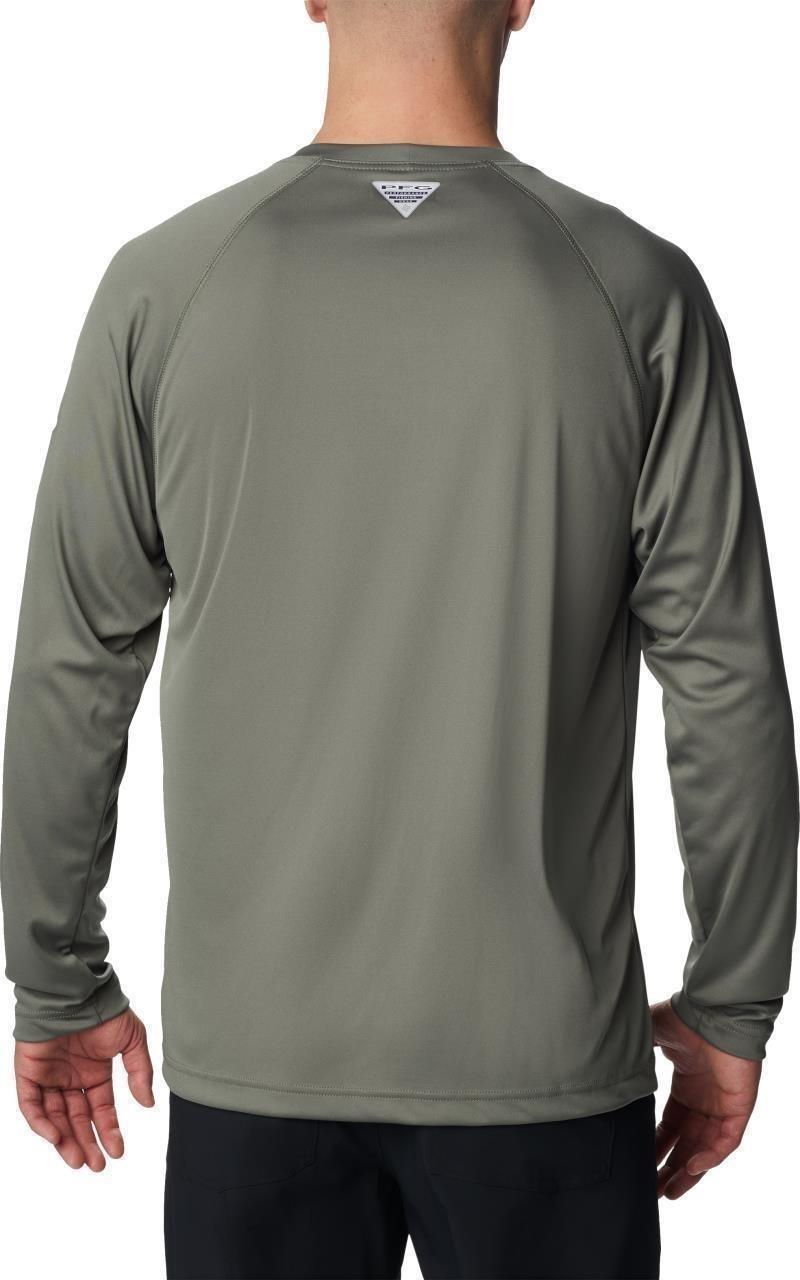 Terminal Tackle LS Shirt - Mens - cypress / cool green logo 1