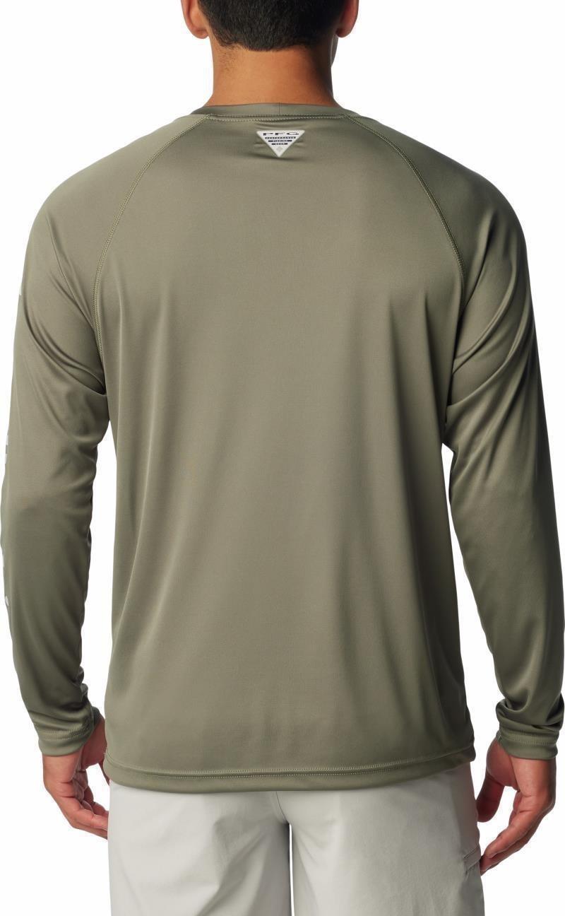 Terminal Tackle LS Shirt - Mens - cypress / cool grey logo 1