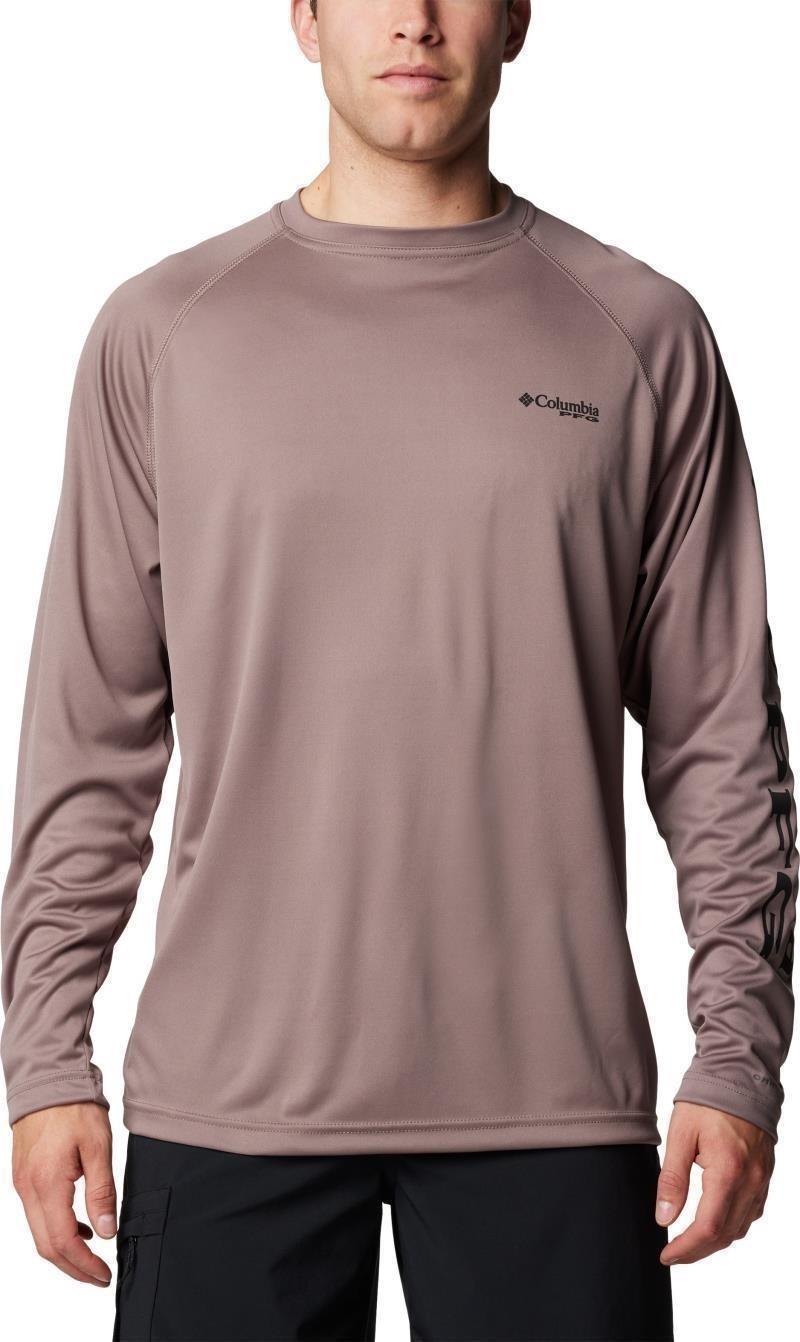 Terminal Tackle LS Shirt - Mens - iron / black logo 1