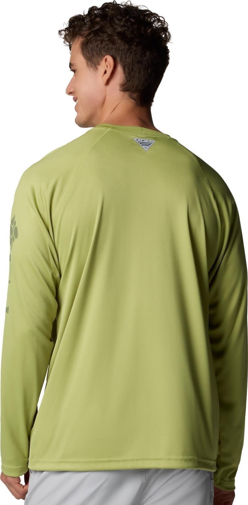 Terminal Tackle LS Shirt - Mens - pear / cypress logo 1