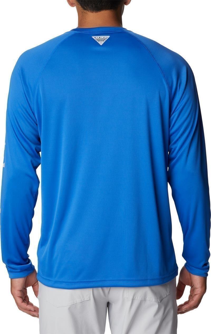 Terminal Tackle LS Shirt - Mens - vivid blue / cool grey logo 1