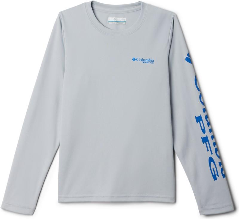 Terminal Tackle LS Tee - Youth Boys - cool grey / vivid blue 1