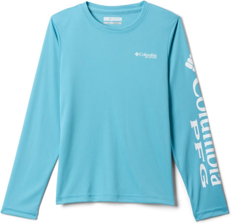 Terminal Tackle LS Tee - Youth Boys - vintage blue / white logo 1