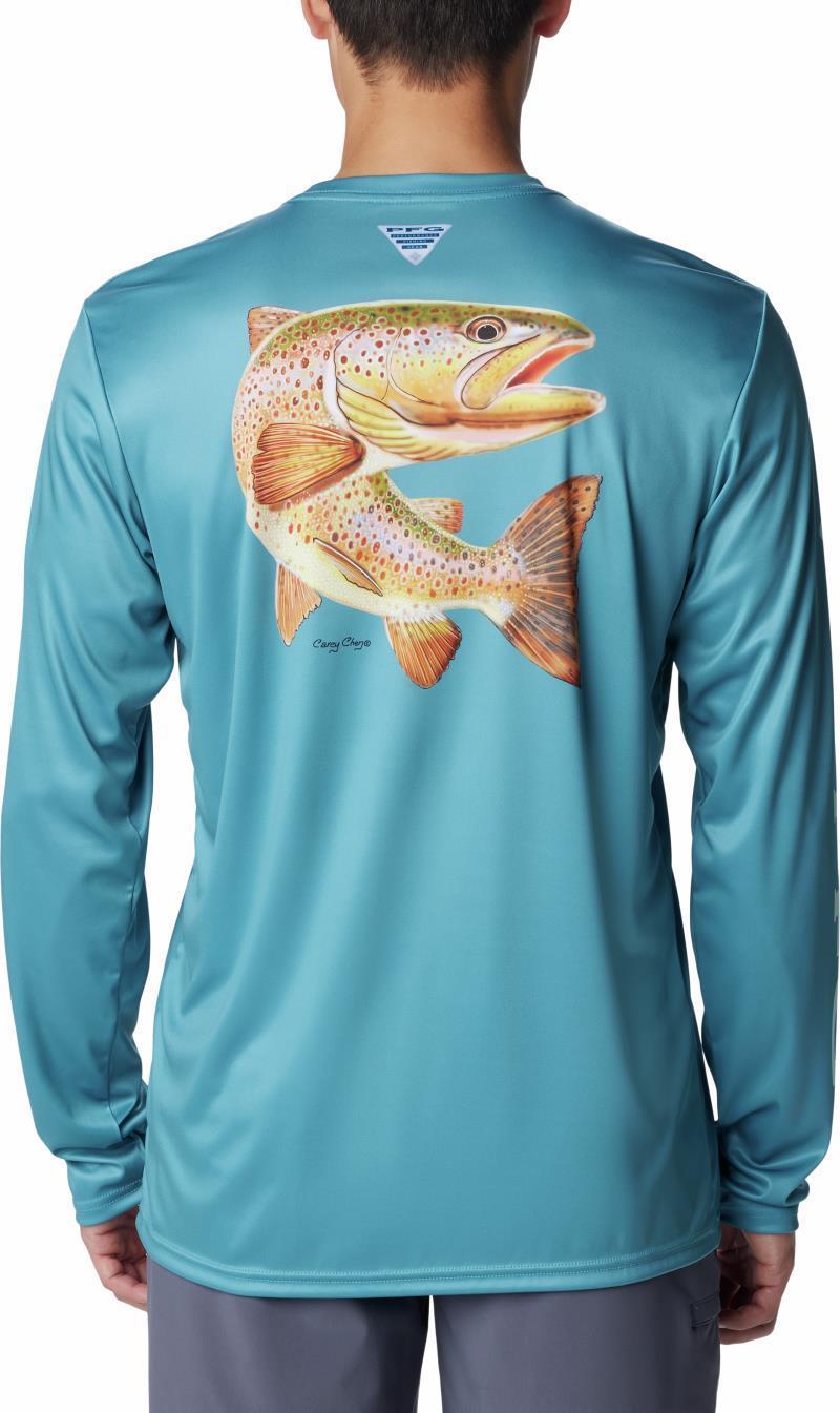 Terminal Tackle PFG Carey Chen LS - Mens - Canyon Blue / Icy Morn Rainbow Trout 2