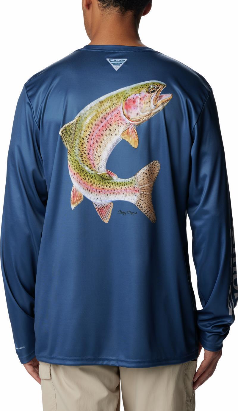 Terminal Tackle PFG Carey Chen LS - Mens - Carbon / Cool Grey Rainbow Trout 2