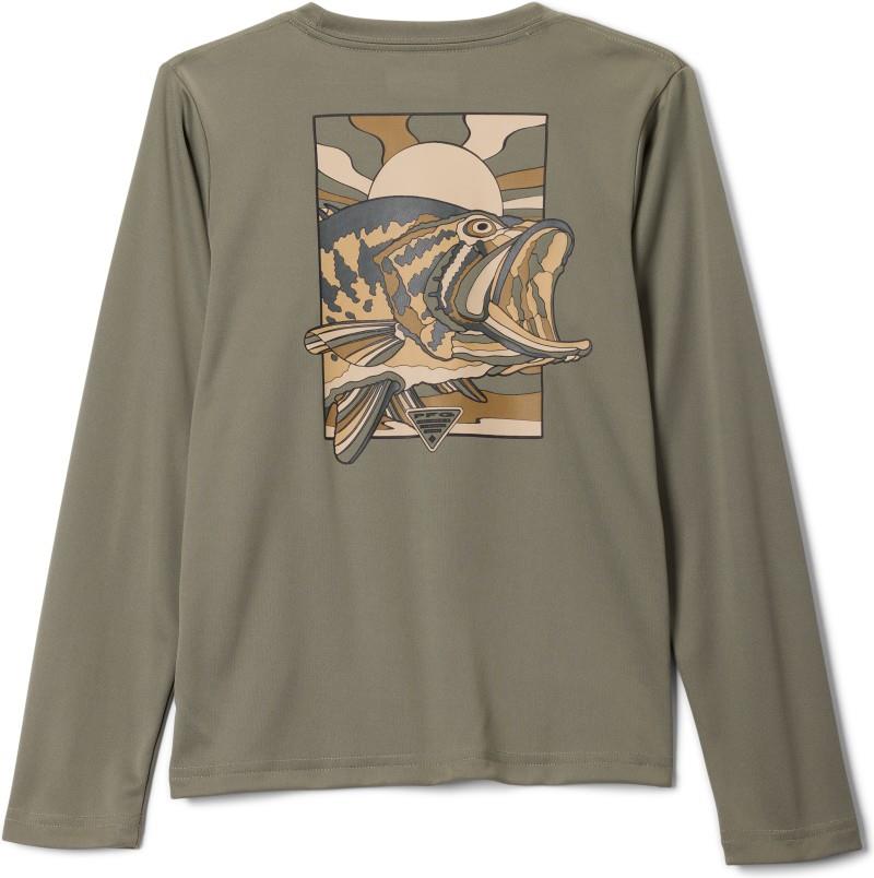 Terminal Tackle PFG Fish Shine LS - Youth Boys - cypress 1