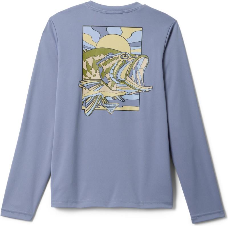 Terminal Tackle PFG Fish Shine LS - Youth Boys - new moon 1