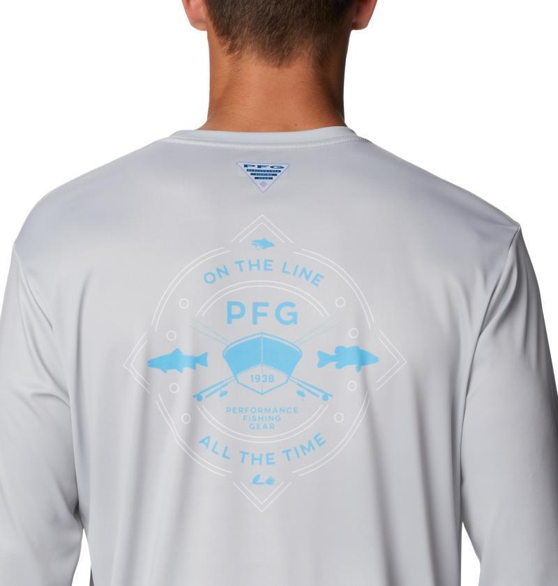 Terminal Tackle PFG On The Line LS - Mens - Cool Grey / Riptide Freshwater 5