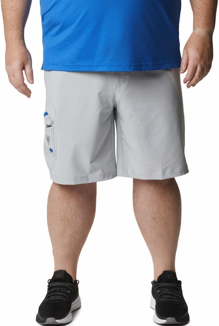 Terminal Tackle Shorts, 10" Inseam, Extended - Mens - Cool Grey / Vivid Blue 1