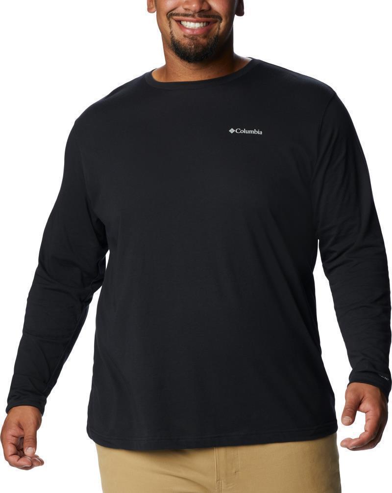 Thistletown Hills LS Crew, Extended - Mens - Black 1