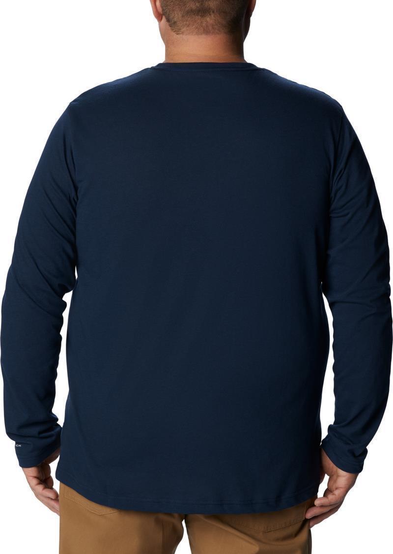 Thistletown Hills LS Crew, Extended - Mens - Collegiate Navy Heather 2