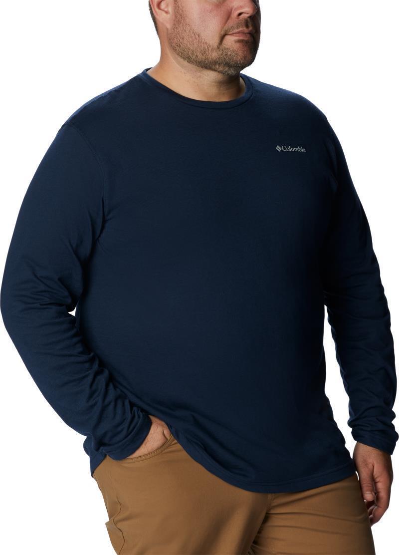 Thistletown Hills LS Crew, Extended - Mens - Collegiate Navy Heather 3