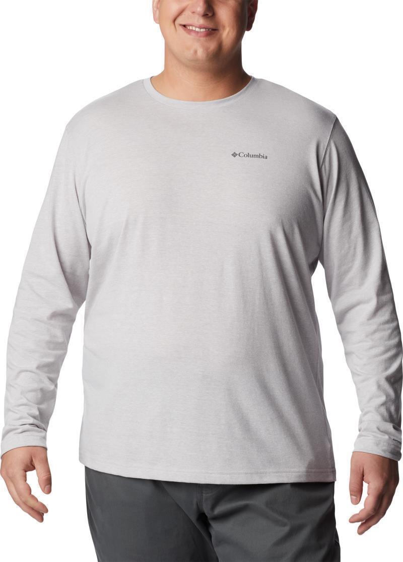 Thistletown Hills LS Crew, Extended - Mens - Columbia Grey Heather 1